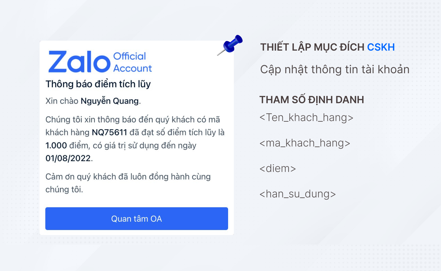 Cập nhật thông tin tài khoản